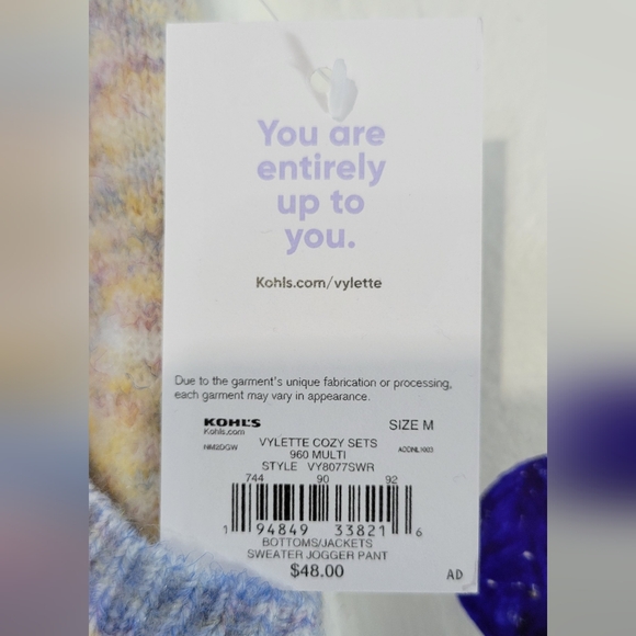 NEW Vylette Complete Set Top and Bottom Size Medium Both - Picture 6 of 7